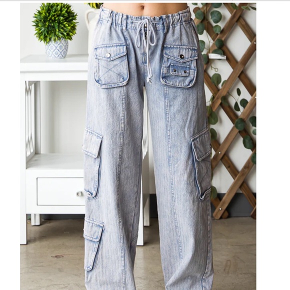 OLi and Hali “ Zion Canyon 2” Oli & Hali Cargo Pants Jeans Relaxed Fit SR10 - Picture 3 of 8